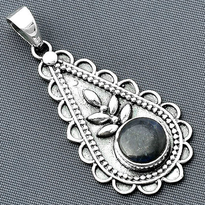 Blue Fire Labradorite - Madagascar Pendant P-1033 SDP137959