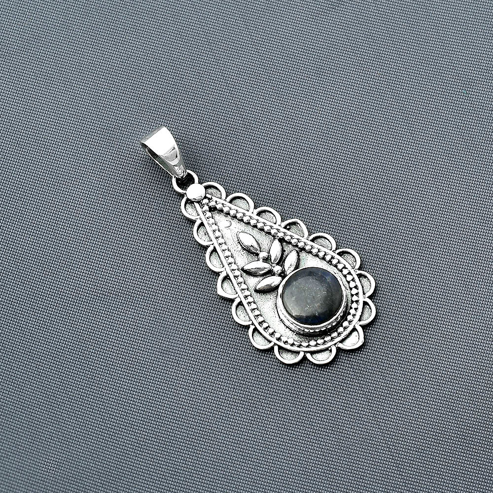 Blue Fire Labradorite - Madagascar Pendant P-1033 SDP137959
