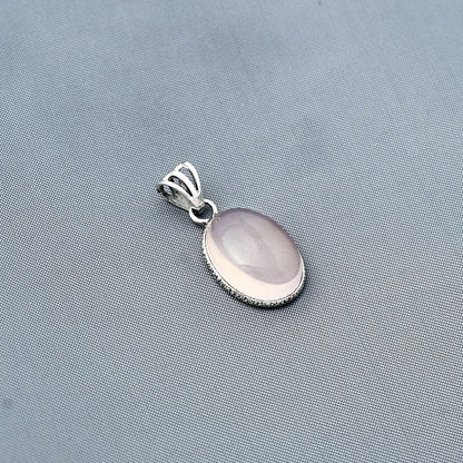 Natural Rose Quartz Cab - Madagascar Pendant P-1001 SDP138289