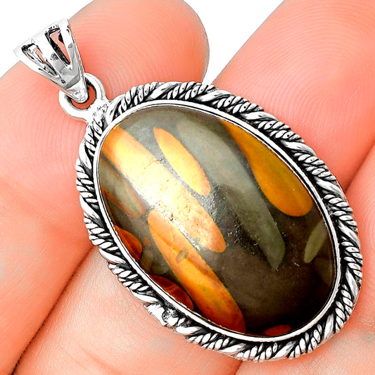 Natural Fruit Jasper Pendant P-1074 SDP138748