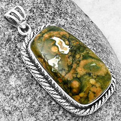 Natural Ocean Jasper - Madagascar Pendant P-1074 SDP138790