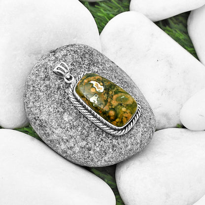 Natural Ocean Jasper - Madagascar Pendant P-1074 SDP138790