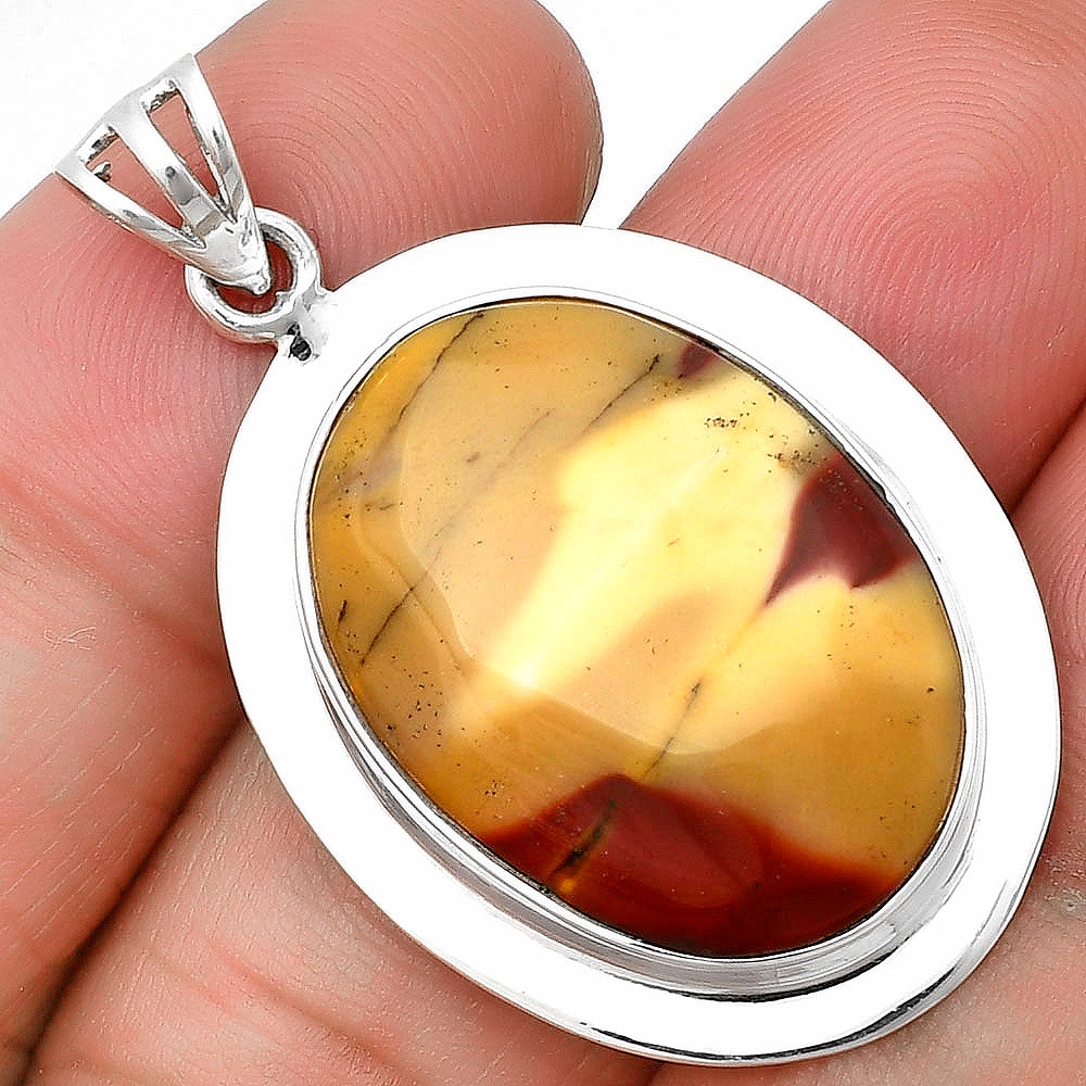 Natural Red Mookaite Pendant P-1076 SDP138793
