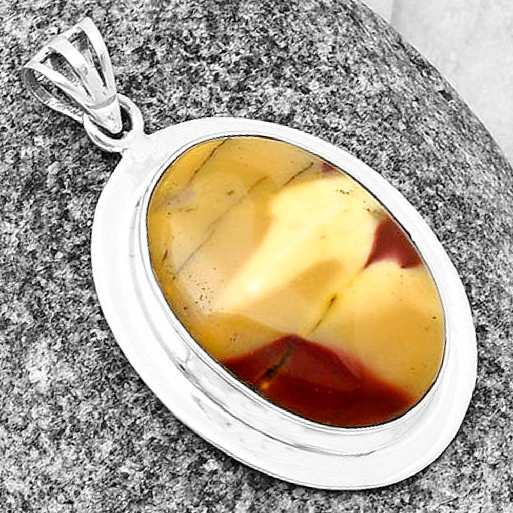 Natural Red Mookaite Pendant P-1076 SDP138793