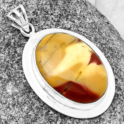 Natural Red Mookaite Pendant P-1076 SDP138793