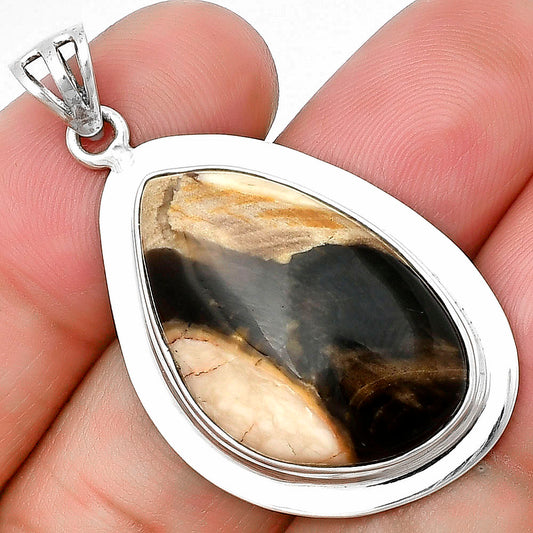 Natural Peanut Wood Pendant P-1076 SDP138800