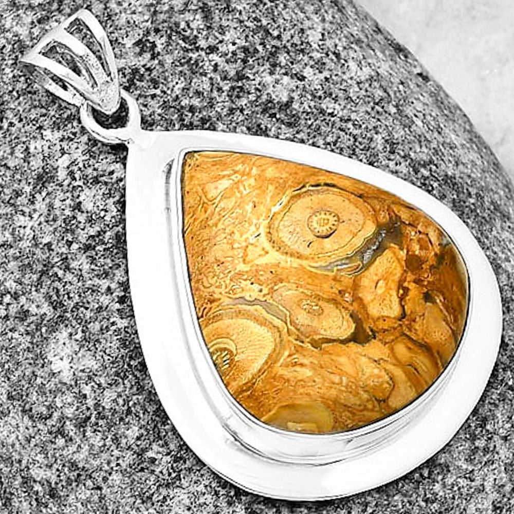 Natural Rock Calcy Pendant P-1076 SDP138815