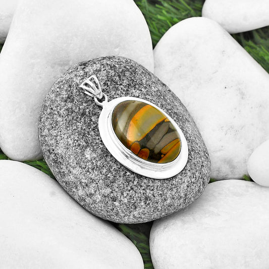 Natural Fruit Jasper Pendant P-1076 SDP138840