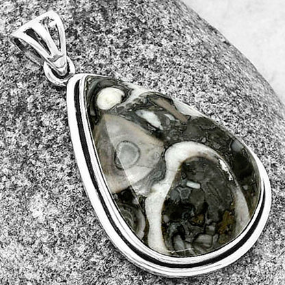 Natural Mexican Cabbing Fossil Pendant P-1050 SDP138860
