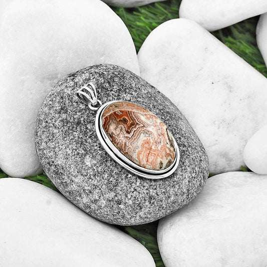 Natural Rosetta Picture Jasper Pendant P-1050 SDP138863
