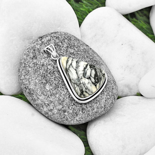 Natural Pinolith Stone Pendant P-1050 SDP138864