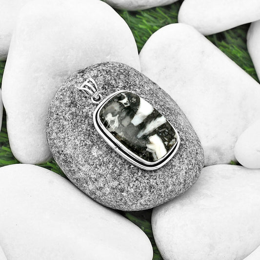 Natural Mexican Cabbing Fossil Pendant P-1050 SDP138888