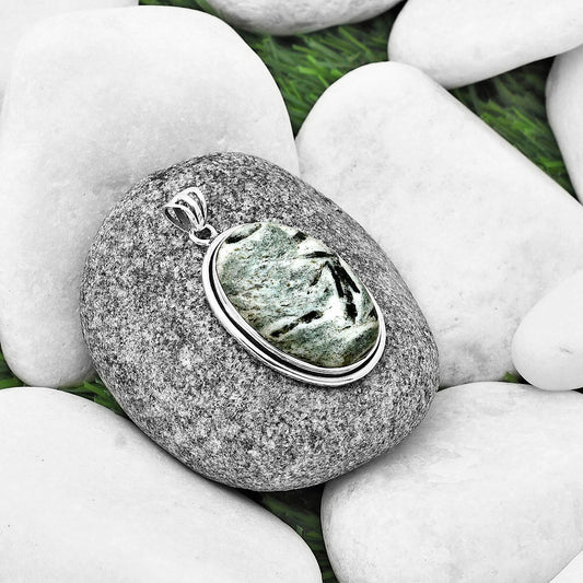 Natural Hornblende Pendant P-1050 SDP138890