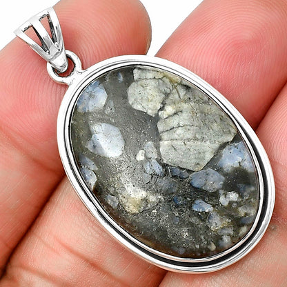 Llanite Blue Opal Crystal Sphere Pendant P-1050 SDP138910