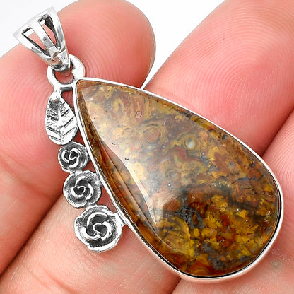 Floral - Rare Cady Mountain Agate Pendant P-1070 SDP138922
