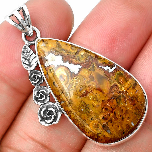 Floral - Rare Cady Mountain Agate Pendant P-1070 SDP138925