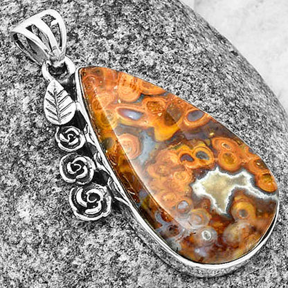 Floral - Rare Cady Mountain Agate Pendant P-1070 SDP138941