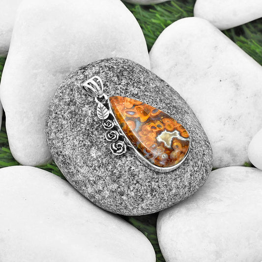 Floral - Rare Cady Mountain Agate Pendant P-1070 SDP138941