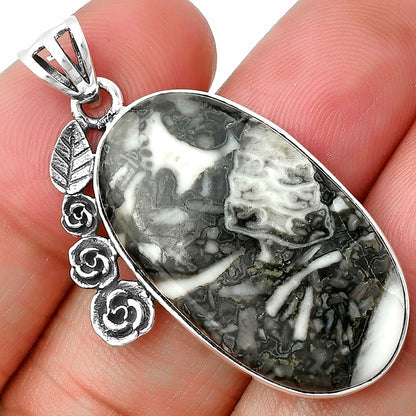 Floral - Natural Hornblende Pendant P-1070 SDP138948