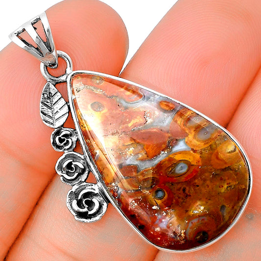 Floral - Rare Cady Mountain Agate Pendant P-1070 SDP138957
