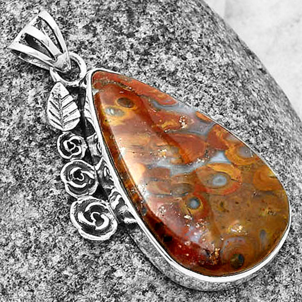 Floral - Rare Cady Mountain Agate Pendant P-1070 SDP138957