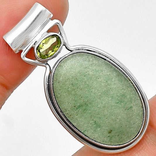 Natural Green Aventurine Pendant P-1130 SDP139152