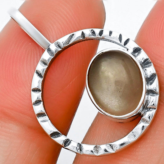 Natural Gray Moonstone Pendant P-1067 SDP139582