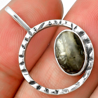 Natural Mexican Cabbing Fossil Pendant P-1067 SDP139677