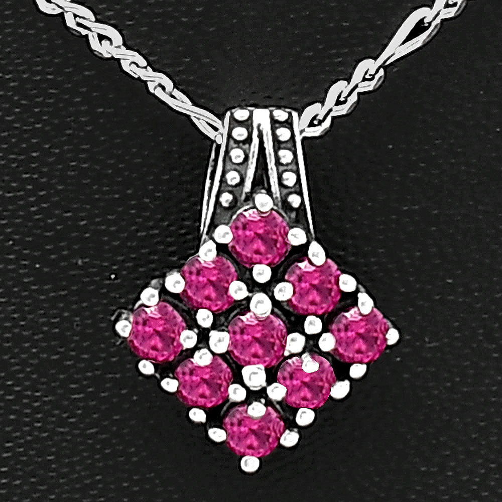 Lab Created Pink Rubellite Pendant P-1094 SDP139729