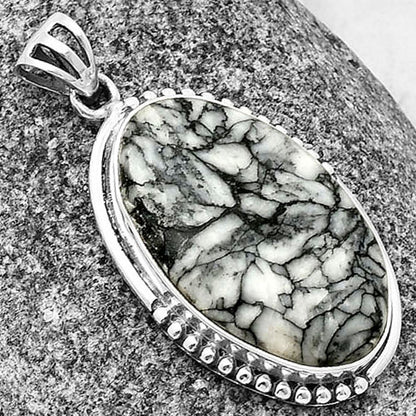 Natural Pinolith Stone Pendant P-1073 SDP139779
