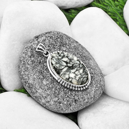 Natural Pinolith Stone Pendant P-1073 SDP139779
