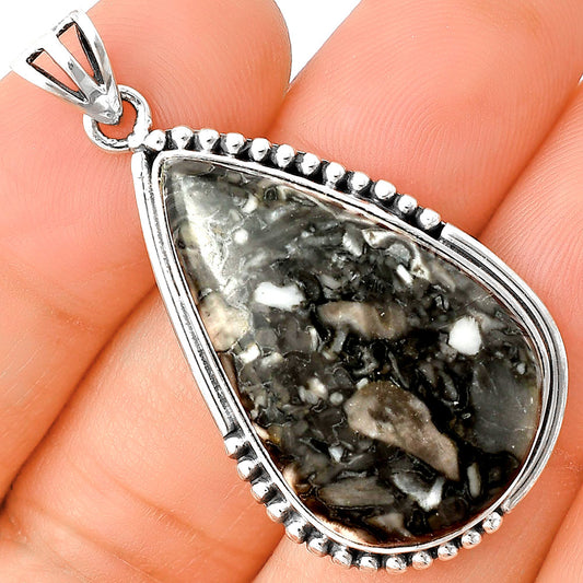 Llanite Blue Opal Crystal Sphere Pendant P-1073 SDP139786