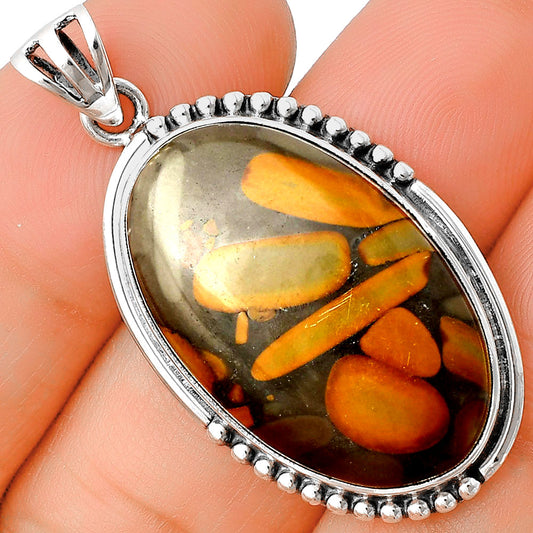 Natural Fruit Jasper Pendant P-1073 SDP139790