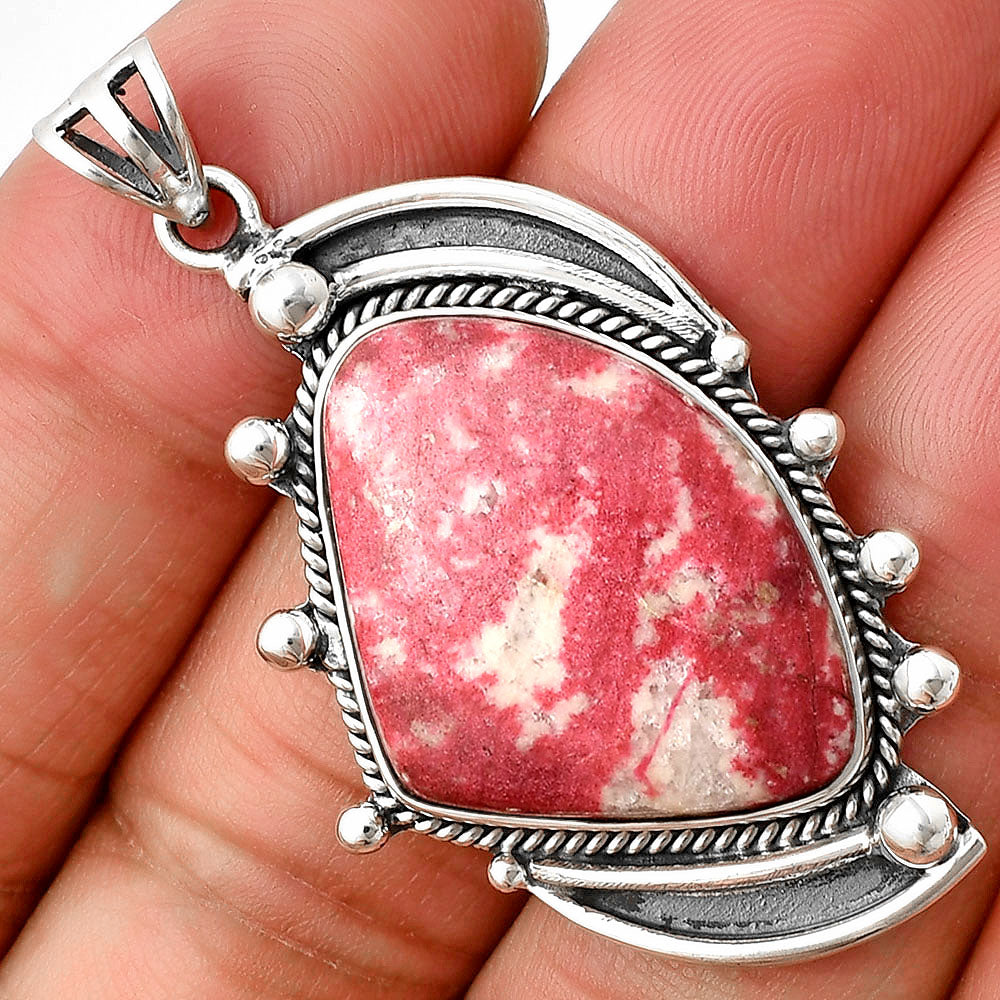 Natural Pink Thulite - Norway Pendant P-1012 SDP139820