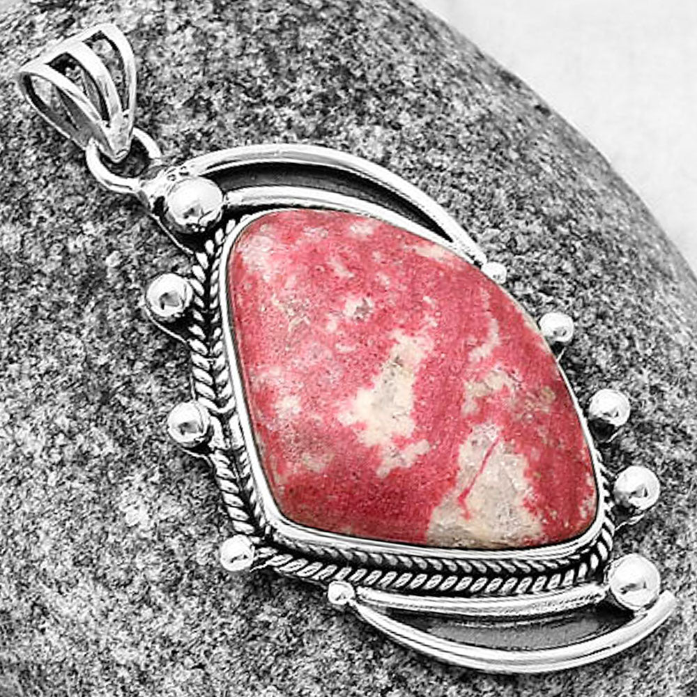 Natural Pink Thulite - Norway Pendant P-1012 SDP139820