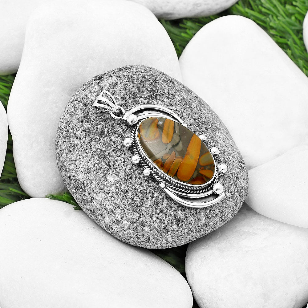 Natural Fruit Jasper Pendant P-1012 SDP139848