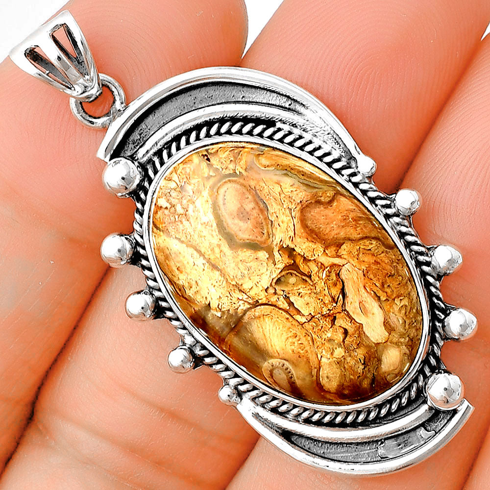 Natural Rock Calcy Pendant P-1012 SDP139850