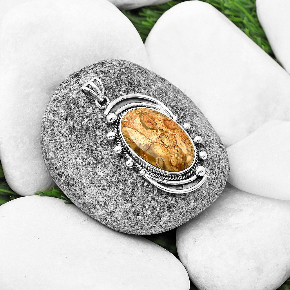 Natural Rock Calcy Pendant P-1012 SDP139850