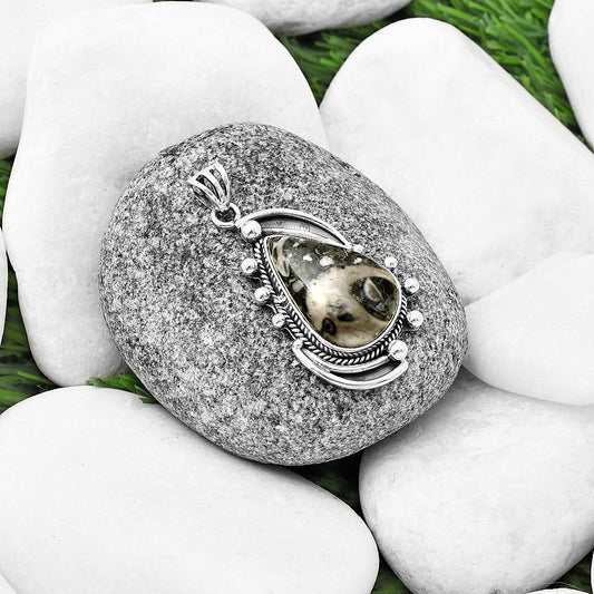 Natural Mexican Cabbing Fossil Pendant P-1012 SDP139854