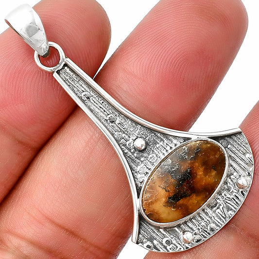 Natural Sutured Ammonite - Madagascar Pendant P-1195 SDP140232