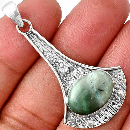 Natural Larsonite Jasper Pendant P-1195 SDP140254
