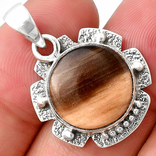 Natural Petrified Wood Pendant P-1485 SDP140265
