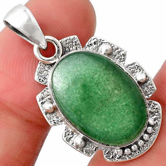 Natural Green Aventurine Pendant P-1485 SDP140287