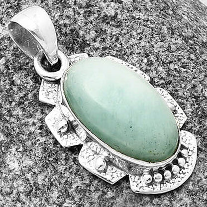 Natural Blue Aragonite Pendant P-1485 SDP140292
