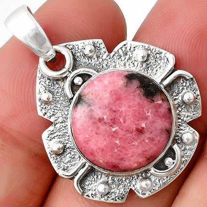 Natural Rhodonite Pendant P-1390 SDP140313