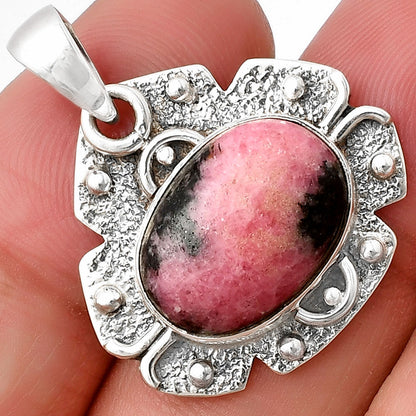 Natural Rhodonite Pendant P-1390 SDP140315