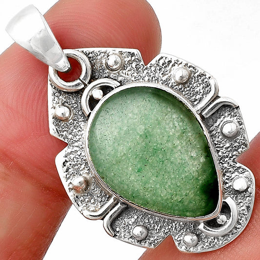 Natural Green Aventurine Pendant P-1390 SDP140318