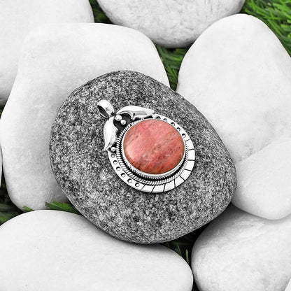 Natural Pink Tulip Quartz Pendant P-1568 SDP140344