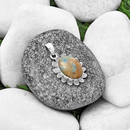 Natural Cavansite - India Pendant P-1205 SDP140360