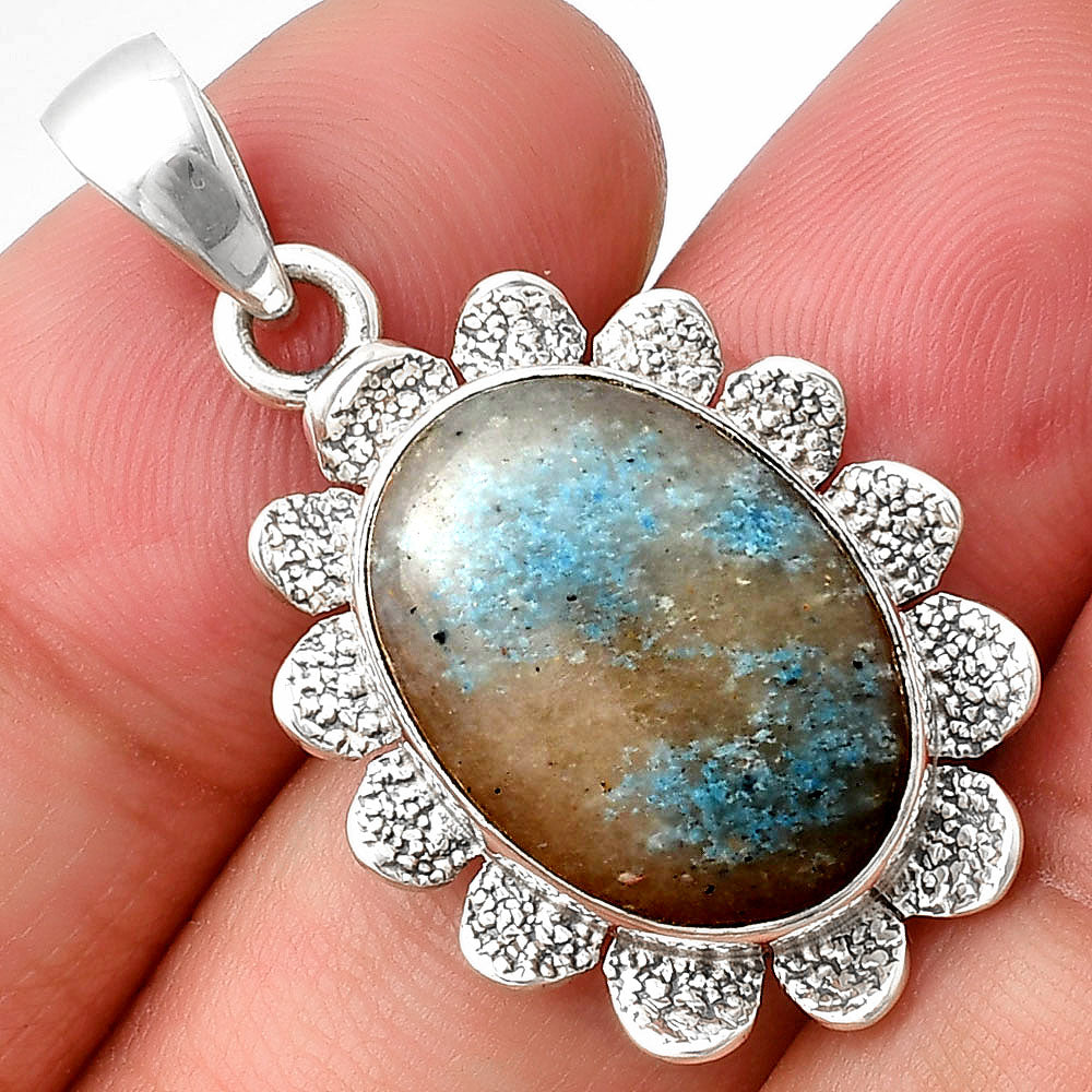Natural Cavansite - India Pendant P-1205 SDP140364